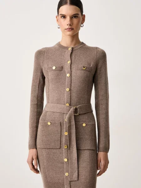 Marciano by Guess rochie cu amestec de cașmir AFRAH bej
