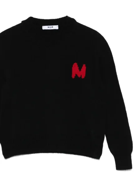 Sweter dziecięcy Msgm czarny