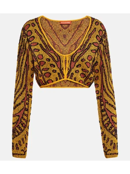 Cropp cardigan Altuzarra galben