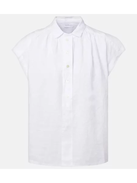 Top Velvet de in alb