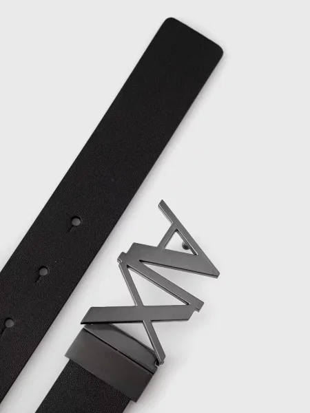 Шкіряний Armani Exchange чорний