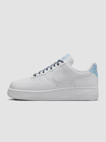 Кожаные кроссовки Nike Air Force 1 белые