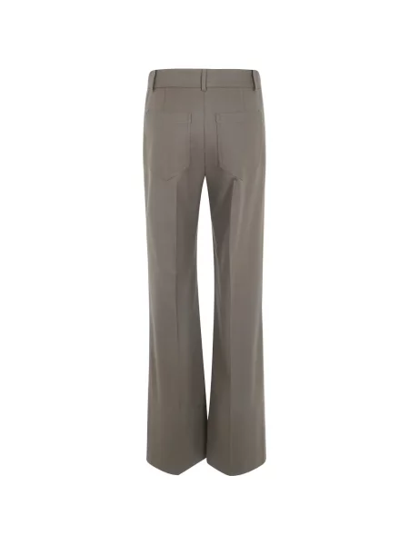 Pantaloni Victoria Beckham evazate gri