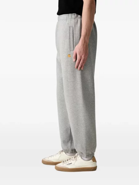 Τρέξιμο παντελόνι Carhartt Wip με αυτόγραφο γκρι