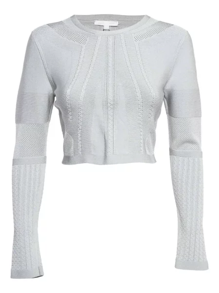 Плетен топ Cushnie сиво