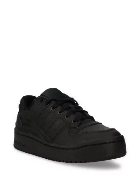 Sneakerși Adidas Superstar cu dungi cu glugă cu blană alb
