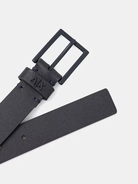 Кожаный ремень Armani Exchange с ремешками