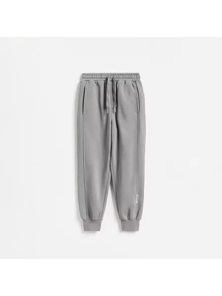 Reserved Meleg bélésű baggy jogger sötétszürke