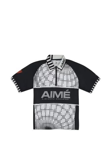 Tricou polo Aimé Leon Dore negru