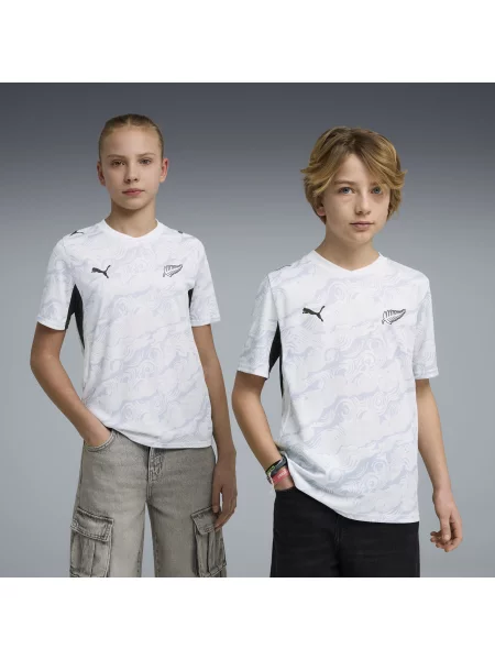 PUMA Młodzieżowa koszulka wyjazdowa Nowej Zelandii Akcesoria biały