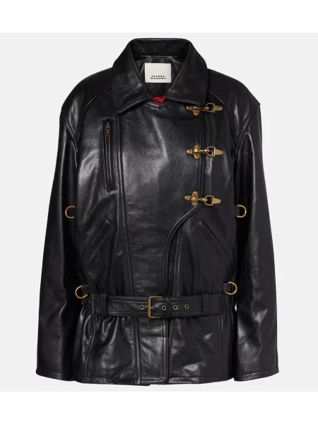 Geanta de piele Isabel Marant negru