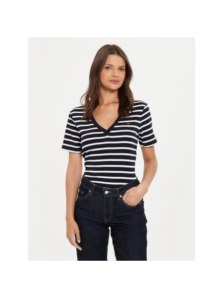 Tommy Hilfiger T-Shirt New Cody Σκούρο Slim Fit μπλε