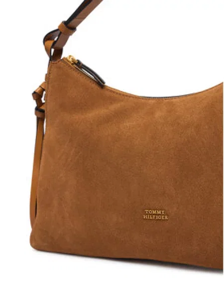 TOMMY HILFIGER Torba za čez ramo STATEMENT pueblo rjava