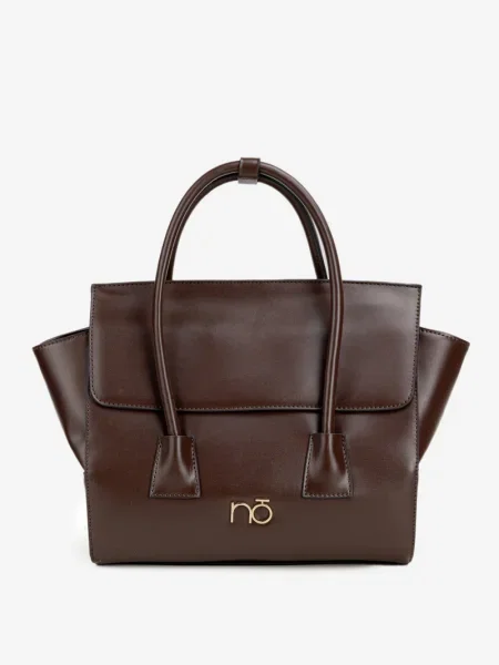 Geanta de piele Nobo din piele maro