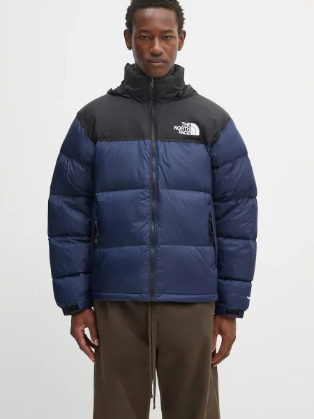 Пуховик The North Face ретро синий