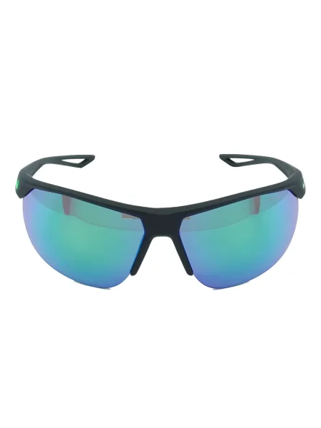 Ochelari de soare Nike cu cordon din jerseu cu imprimeu abstract gri