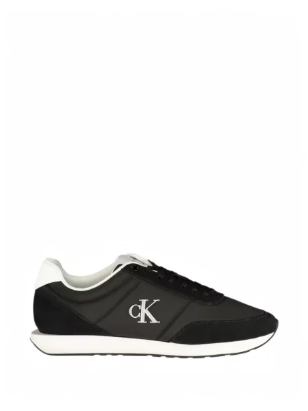Sneakerși Calvin Klein cu imagine negru