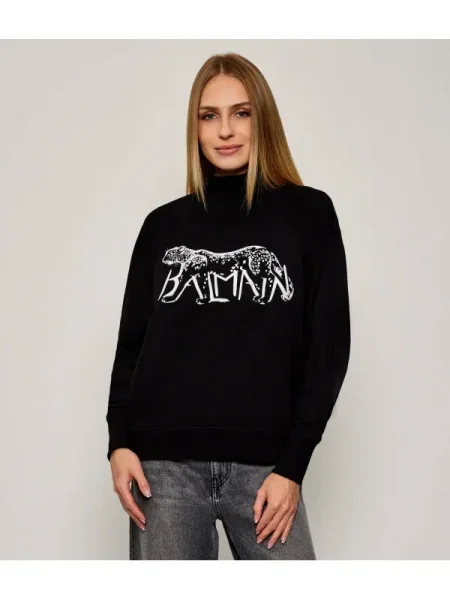 Balmain Hanorac | Oversize fit negru