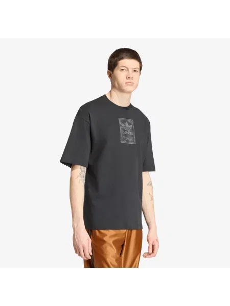 Tricou adidas Camo Tee Tongue Label Black S negru