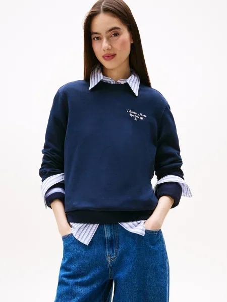 Geacă de blugi Tommy Jeans alb