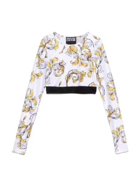 Top Versace Jeans Couture biały