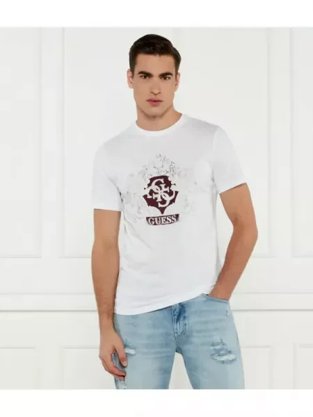 GUESS Tricou alb