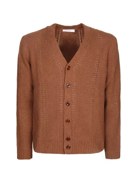 Cardigan Daniele Fiesoli tricotate maro
