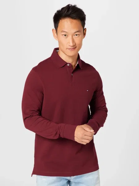 TOMMY HILFIGER Tricou roșu bordeaux