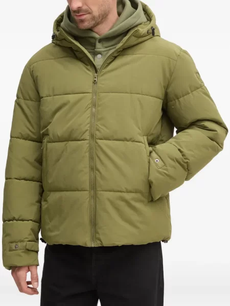 Geacă Benetton cu glugă verde