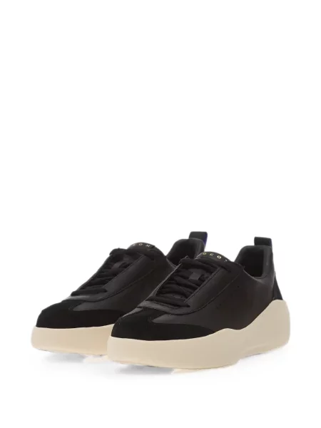 Sneakerși Geox din piele negru