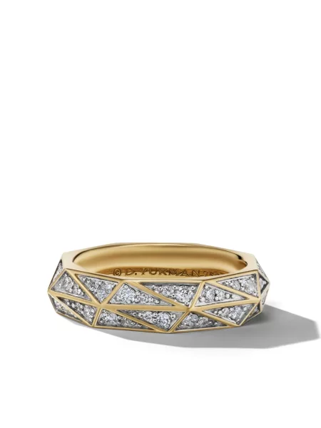 Диамант пръстен David Yurman жълто