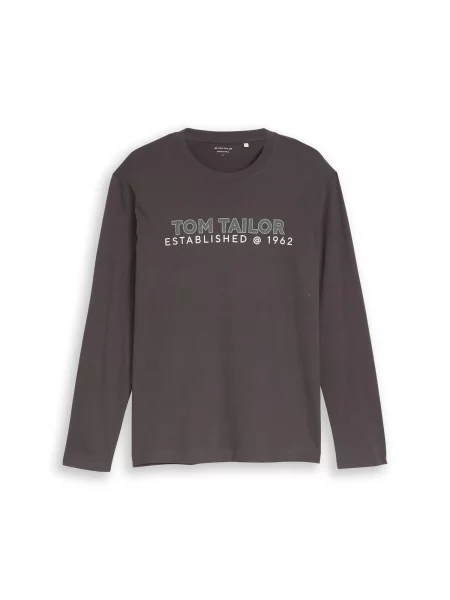 TOM TAILOR Tricou maro alb