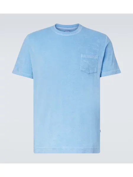 Tricou Fedeli din material terry albastru