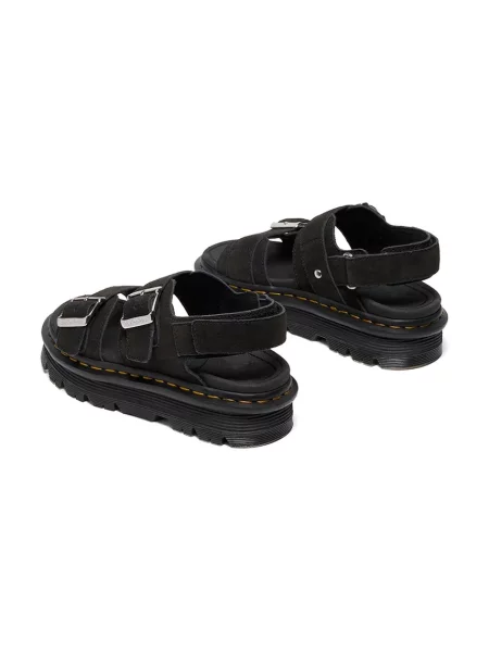 Замшевые босоножки Dr. Martens на платформе