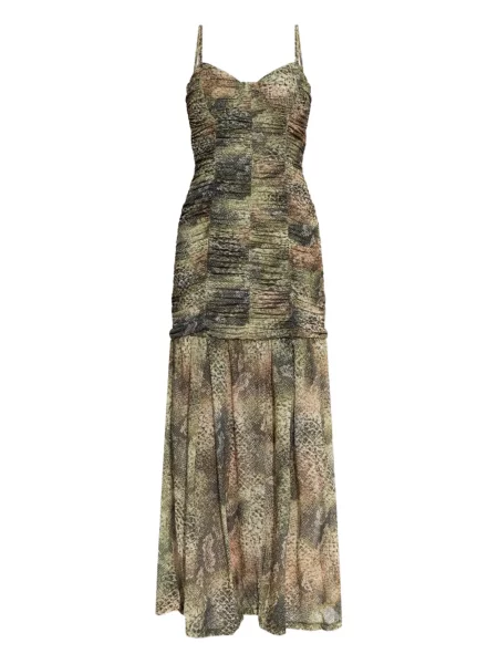 Rochie maxi Gestuz de costum verde
