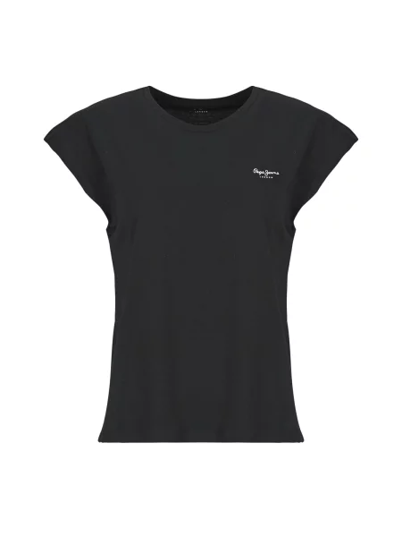 Majica Pepe Jeans s kratkimi rokavi črna