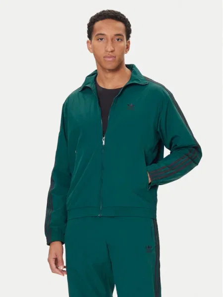 Adidas Суитшърт adicolor Woven Firebird зелен