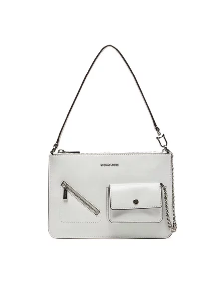 Geantă MICHAEL Michael Kors Jet Set alb
