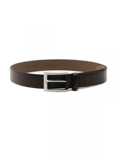 BOSS BLACK De piele Barnabie negru