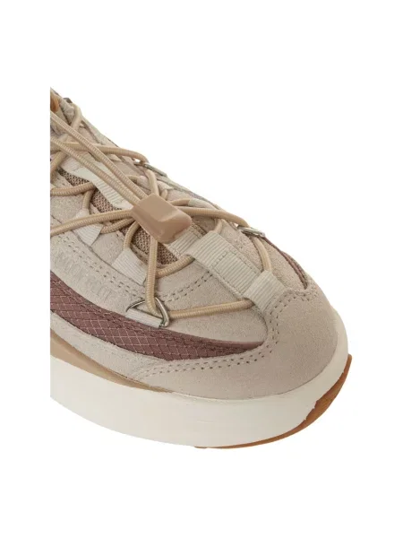 Sneakersy Moon Boot skórzane beżowe