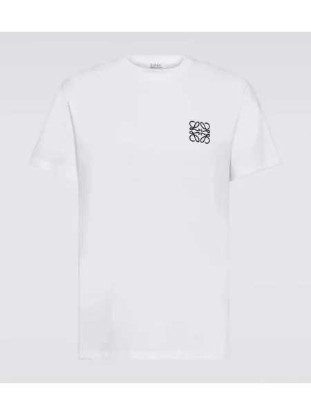 Tricou Loewe din jerseu alb