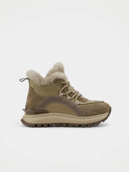 Кожаные ботинки Urban Trace бежевые