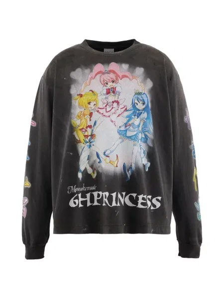 Tricou Takashi Murakami cu imagine negru