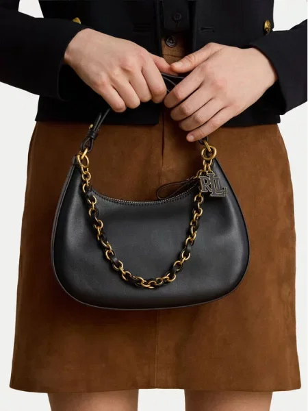 LAUREN RALPH LAUREN Kabelka čierna