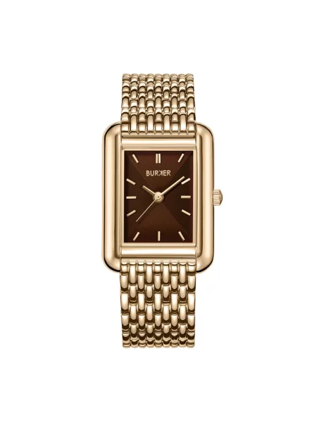 BURKER Watches Ceas analogic Olivia Gold Brown auriu maro