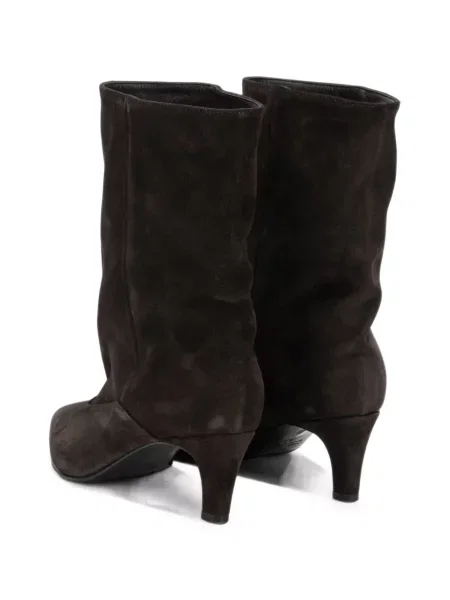 Μποτάκια Strategia Shoes σουέντ καφέ