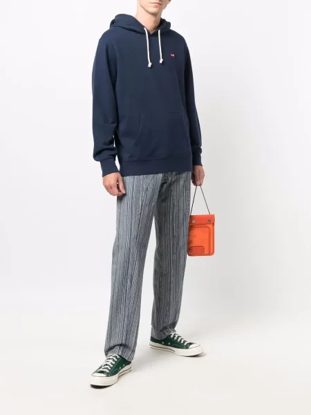 Hanorac cu glugă Levi's® cu autograf albastru