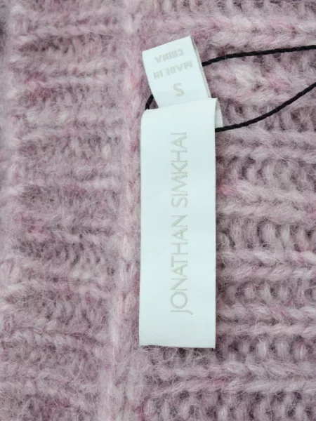 Dzianinowy kardigan Simkhai różowy