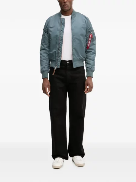 Geacă bomber Alpha Industries albastru