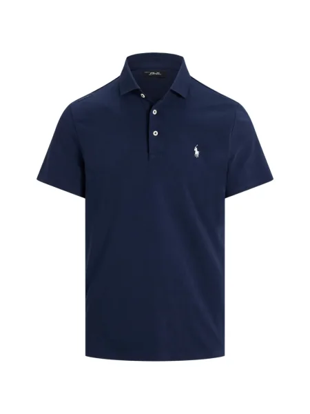 Polo majica Rlx Ralph Lauren s autogramom plava